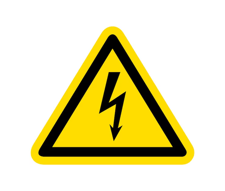 Cartel Autoadhesivo Riesgo Electrico