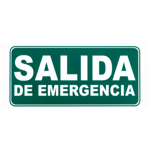 Cartel de Salida de Emergencia