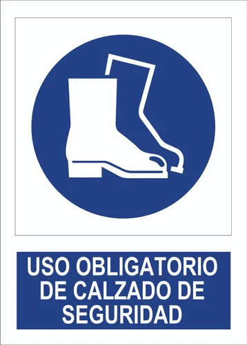Cartel Usar Calzado de Seguridad