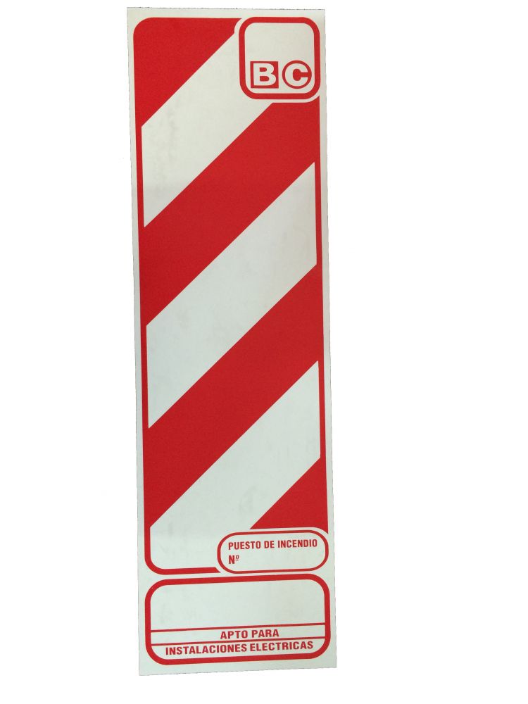 Cartel Chapa Baliza BC